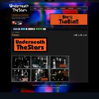 Студия веб дизайна BorisWEB Developer - Разработка web дизайна и создание сайта для музыкальной группы Под Звездами | Underneath The Stars